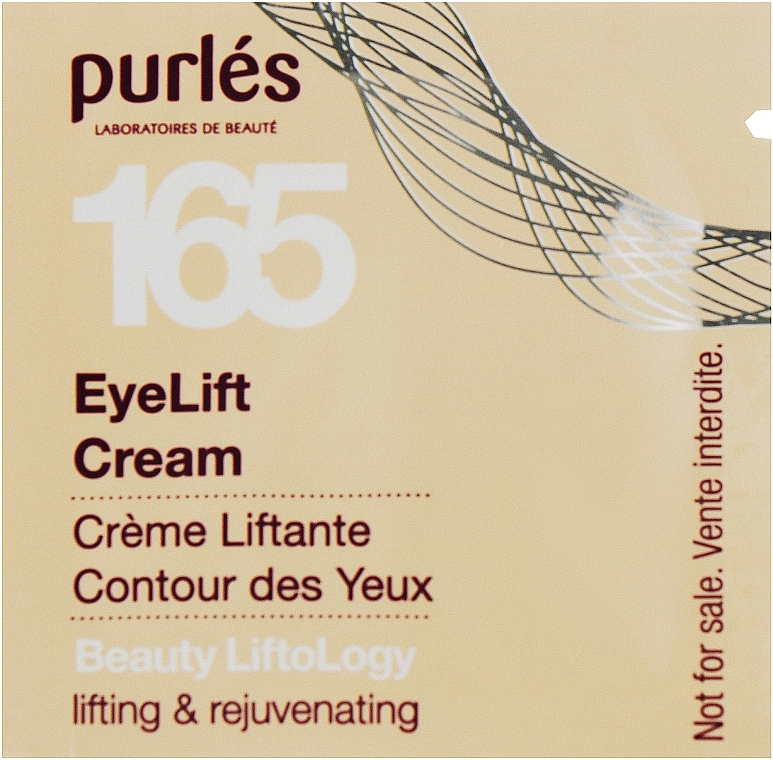 Ліфтинговий крем для повік - Purles Beauty LiftoLogy 165 EyeLift Cream (пробник) — фото N1