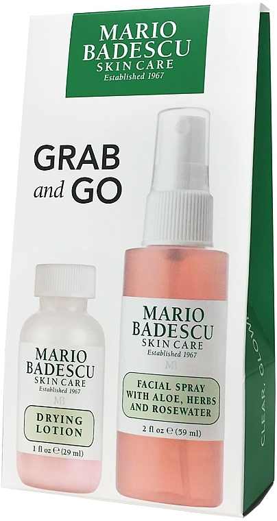 Набір - Mario Badescu Grab And Go Duo Set (lot/29ml + spray/59ml) — фото N2