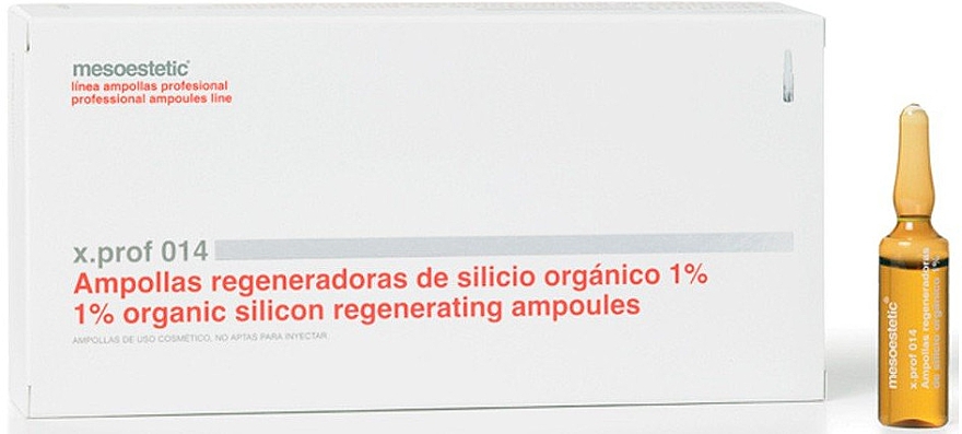 Препарат для мезотерапії "Органічний силікон 1%" - Mesoestetic X.prof 014 Organic Silicion 1% — фото N2