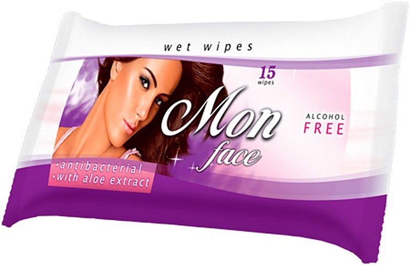 Влажные салфетки для лица с экстрактом алоэ вера - Areon Mon Wet Wipes Face — фото N1