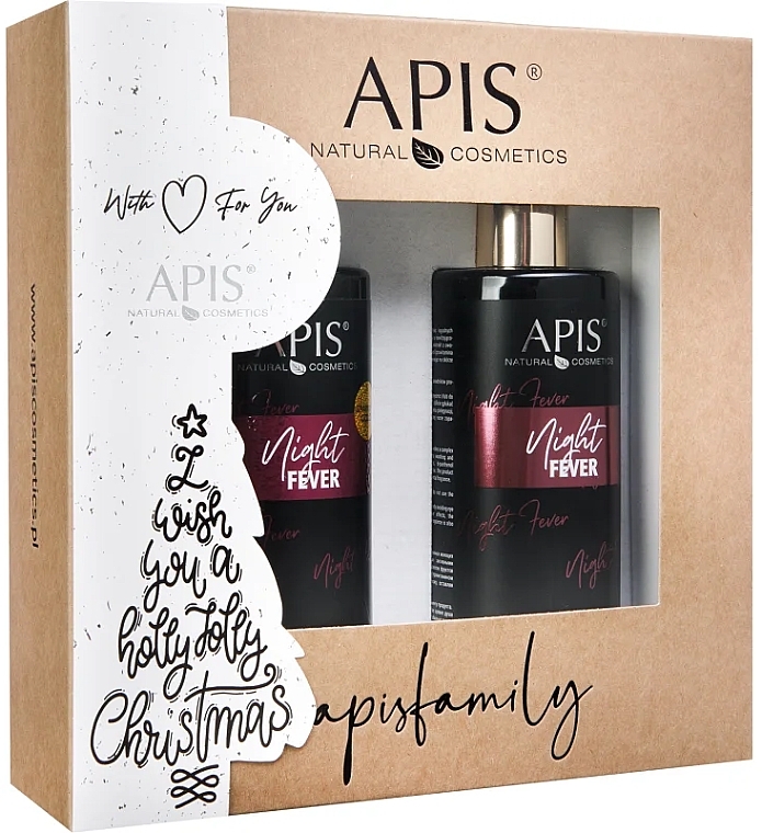 Набір - APIS Professional Night Fever Gift Set (b/balm/300ml + sh/gel/300ml) — фото N1