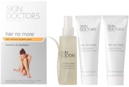 Парфумерія, косметика Набір для депіляції - Skin Doctors Hair No More Hair Removal System Pack (cr/2х100ml + spray/120ml)