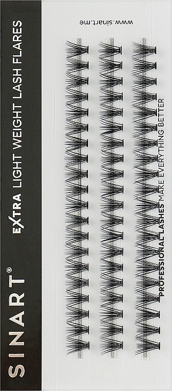 Пучковые ресницы, 8 мм - Sinart Eye Lashes Pro — фото N1