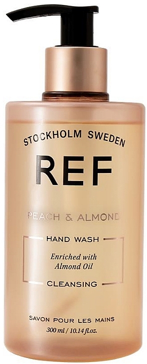 Жидкое мыло для рук - REF Hand Wash Peach & Almond — фото N1