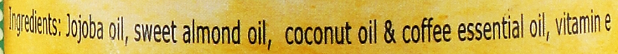Масло для тела "Кокос/кофе" - Lemongrass House Coconut&Coffe Body & Massage Oil — фото N2