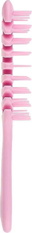 Щітка для волосся 94SP108, 22x4x2.5 см, рожева - Janeke Rectangular Spider Hairbrush Pink — фото N2