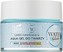 Парфумерія, косметика Легкий зволожувальний аква-гель для обличчя - Bielenda Water Balanse Aqua-Gel