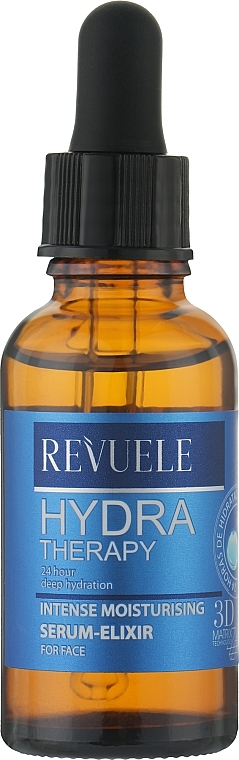 Сироватка для обличчя - Revuele Hydra Therapy Intense Moisturising Serum Elixir — фото N1