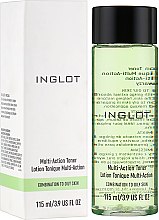 Тонік для комбінованої та жирної шкіри обличчя  - Inglot Multi-Action Toner Combination To Oil Skin — фото N1