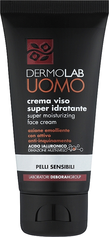 Суперзволожувальний крем для обличчя - Dermolab Uomo Moisturizing Face Cream — фото N1