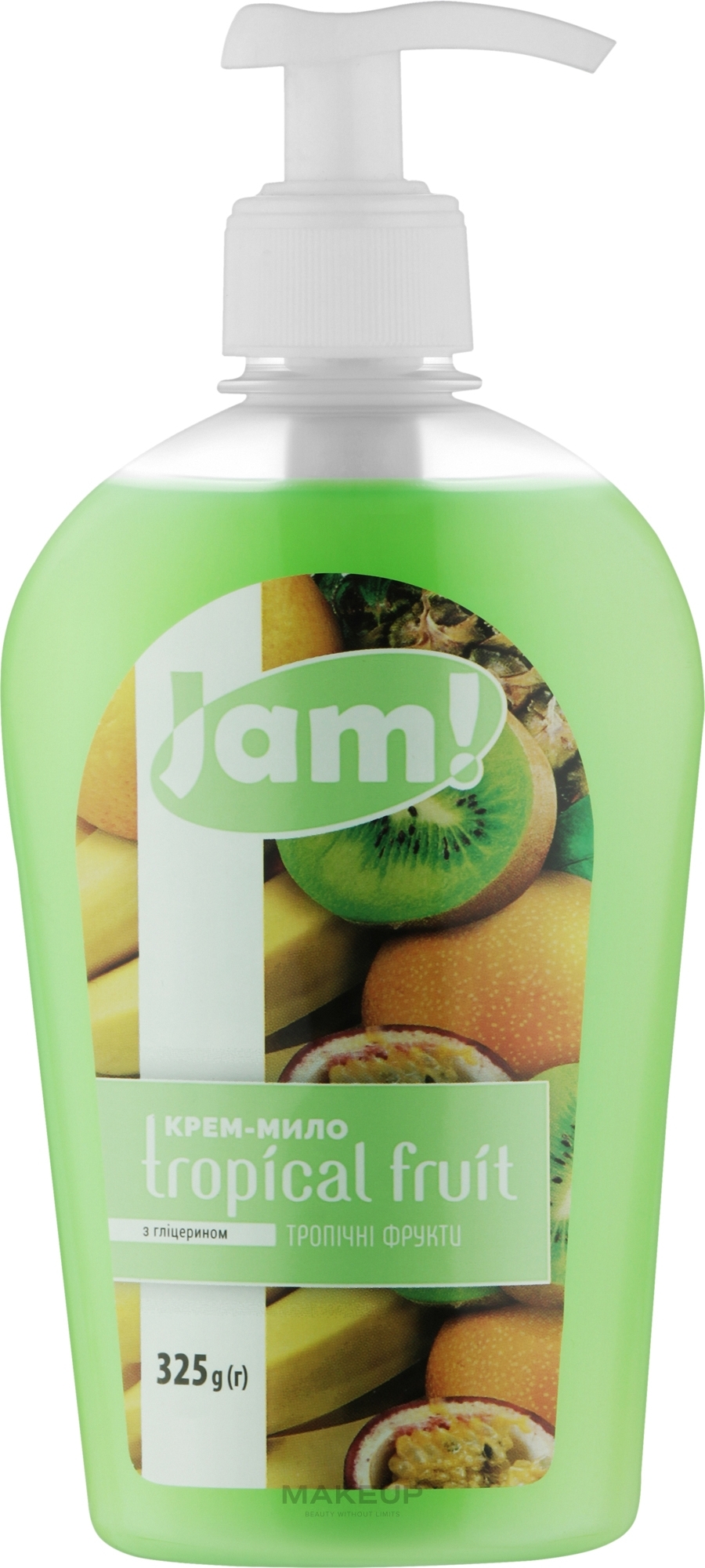Крем-мыло "Тропические фрукты" с глицерином - Jam!  — фото 325g