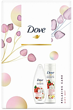 Духи, Парфюмерия, косметика Набор - Dove Relaxing Care (sh/gel/250ml + b/balm/250ml)