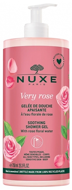 Заспокійливий гель для душу - Nuxe Very Rose Soothing Shower Gel — фото N1