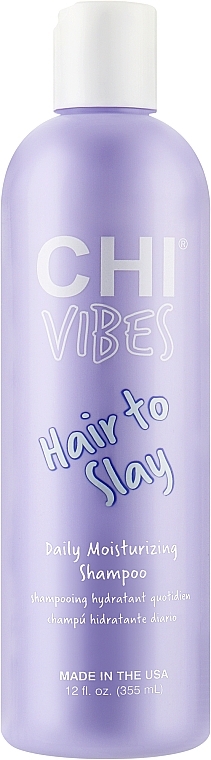 Зволожувальний шампунь для щоденного миття волосся - CHI Vibes Hair To Slay Daily Moisture Shampoo