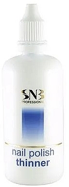 Разбавитель лака для ногтей - SNB Professional Nail Polish Thinner — фото N1