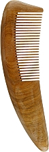 Расческа CS381 для волос, деревянный сандал с ручкой - Cosmo Shop — фото N1