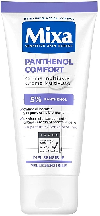 Універсальний крем із 5% пантенолом - Mixa Panthenol Comfort Multi-Use Cream — фото N1