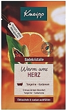 Сіль для ванни "Тепло на серці" - Kneipp Warm At Heart Tangerine & Cardamom Bath Salt — фото N1