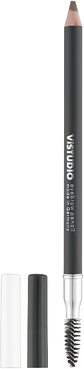 Пудровый карандаш для бровей со щеточкой - ViSTUDIO Eyebrow Pencil