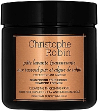 Очищувальна паста для волосся - Christophe Robin Cleansing Thickening Paste with Pure Rassoul Clay and Tahitian Algae — фото N2
