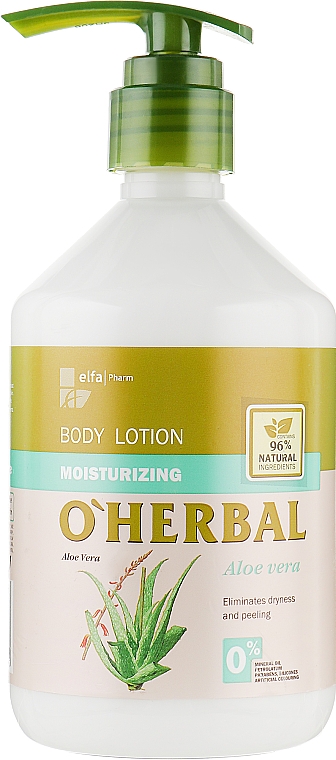 Увлажняющий лосьон для тела с экстрактом алоэ вера - O'Herbal Moisturizing Lotion