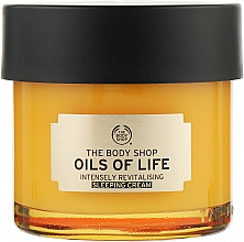 Духи, Парфюмерия, косметика Ночной восстанавливающий крем для лица - The Body Shop Oils of Life Sleeping Cream