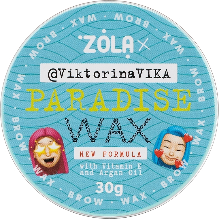 Zola Paradise Wax With Vitamin E and Argan Oil