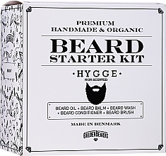 Духи, Парфюмерия, косметика Набор - Golden Beards Starter Beard Kit Hygge (balm/60ml + oil/30ml + shm/100ml + cond/100ml + brush)