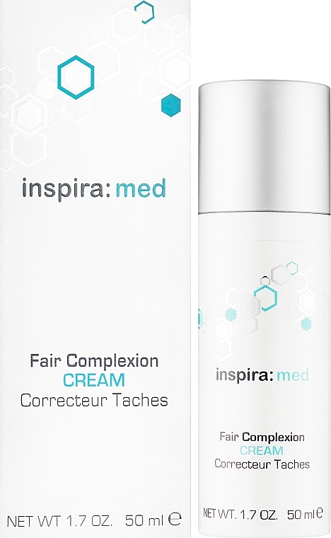 Освітлюючий крем з ліпоамінокислотами - Inspira:cosmetics Med Fair Complexion Cream — фото N2
