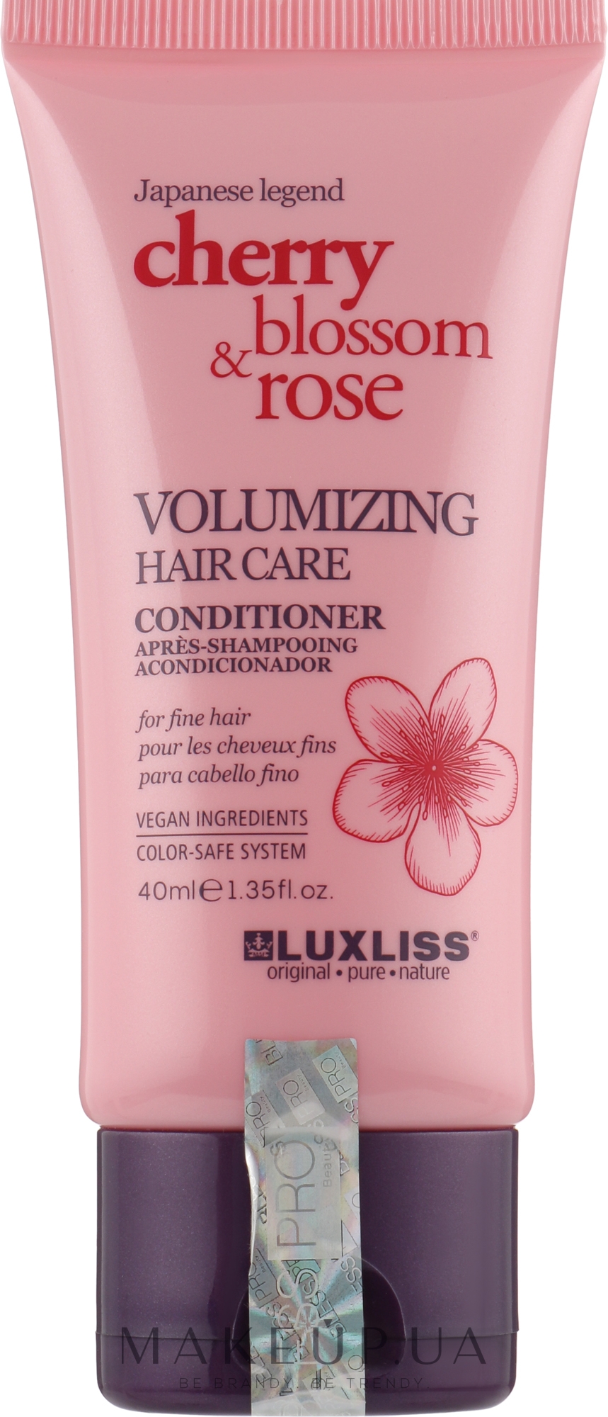 Кондиціонер для об'єму волосся - Luxliss Volumizing Hair Care Conditione — фото 40ml
