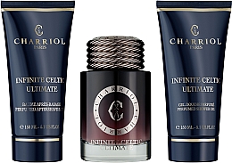 Charriol Infinite Celtic Ultimate - Набор (edp/100ml + sh/gel/150ml + af/sh/balm/150ml) — фото N2