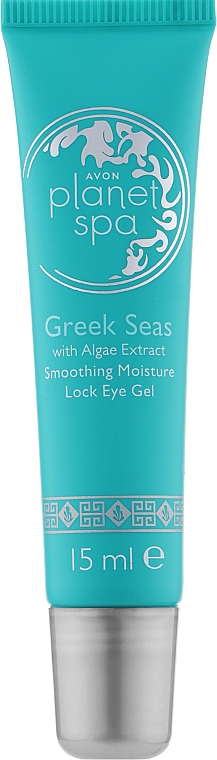 Гель для шкіри навколо очей, з екстрактами водоростей - Avon Planet Spa Greek Seas Smoothing Moisture Lock Eye Gel — фото N1