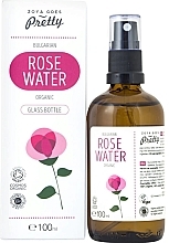 Органічна трояндова вода, скло - Zoya Goes Organic Bulgarian Rose Water — фото N1