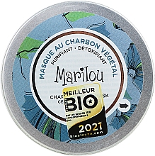 Духи, Парфюмерия, косметика Маска для лица с растительным углем - Marilou Bio Charcoal Face Mask