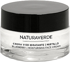 Крем для обличчя - Naturaverde Bluberry Moisturising Face Cream — фото N1