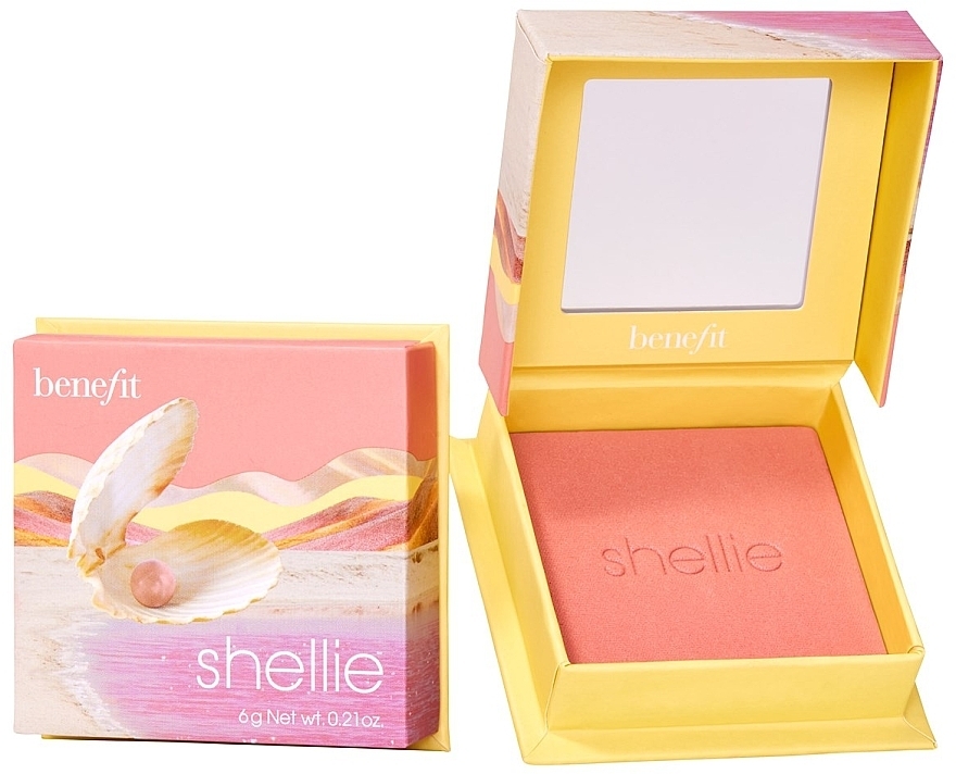 Румяна для лица - Benefit Cosmetics Shellie Warm-Seashell Pink Blush — фото N1