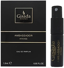 Духи, Парфюмерия, косметика Gisada Ambassador Intense - Парфюмированная вода (пробник)