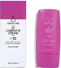 CC-крем з SPF30 для нормальної та сухої шкіри обличчя - Youth Lab. CC Cream Normal Dry SPF30 — фото N1