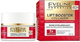 Разглаживающий крем-филлер против морщин для лица 40 + - Eveline Cosmetics Lift Booster Collagen Strongly Smoothing Cream-Wrinkle Filler 40+ — фото N1