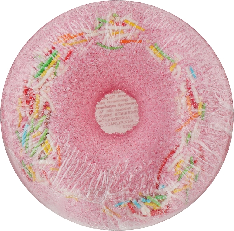Шипучий засіб для ванн "Пінний Donut Мигдаль і барбарис" - Milky Dream