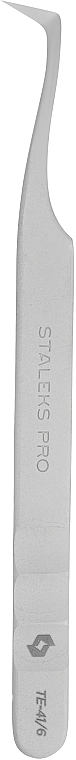 Пинцет профессиональный для ресниц - Staleks Pro Expert 41 Type 6 — фото N1