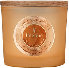 Духи, Парфюмерия, косметика Ароматическая свеча в стакане "Освежающая корица" - Flagolie Fragranced Candle Cinnamon Refreshing