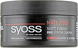 Паста матирующая для стайлинга волос, фиксация 4 - Syoss Matt Fiber — фото N2