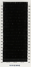Парфумерія, косметика Накладні вії "Elite", чорні, 20 ліній (0,05, D, 13), екоупаковка - Vivienne