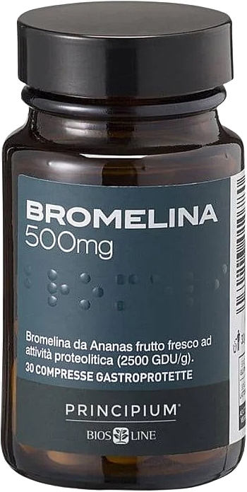 Харчова добавка "Бромелайн" - BiosLine Principium Bromelina 500 Mg — фото N1