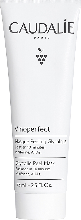 Маска-пілінг гліколева для обличчя - Caudalie Vinoperfect Glycolic Peel Mask — фото N1