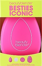 Набор - Beautyblender Besties Iconic Set (sponge/1pcs + soap/16g + cleans/mat/1pcs + bag) — фото N1