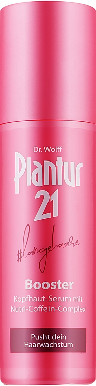Сыворотка для волос с нутри-кофеином - Plantur 21 Nutri-Coffein #longhair Booster — фото N1