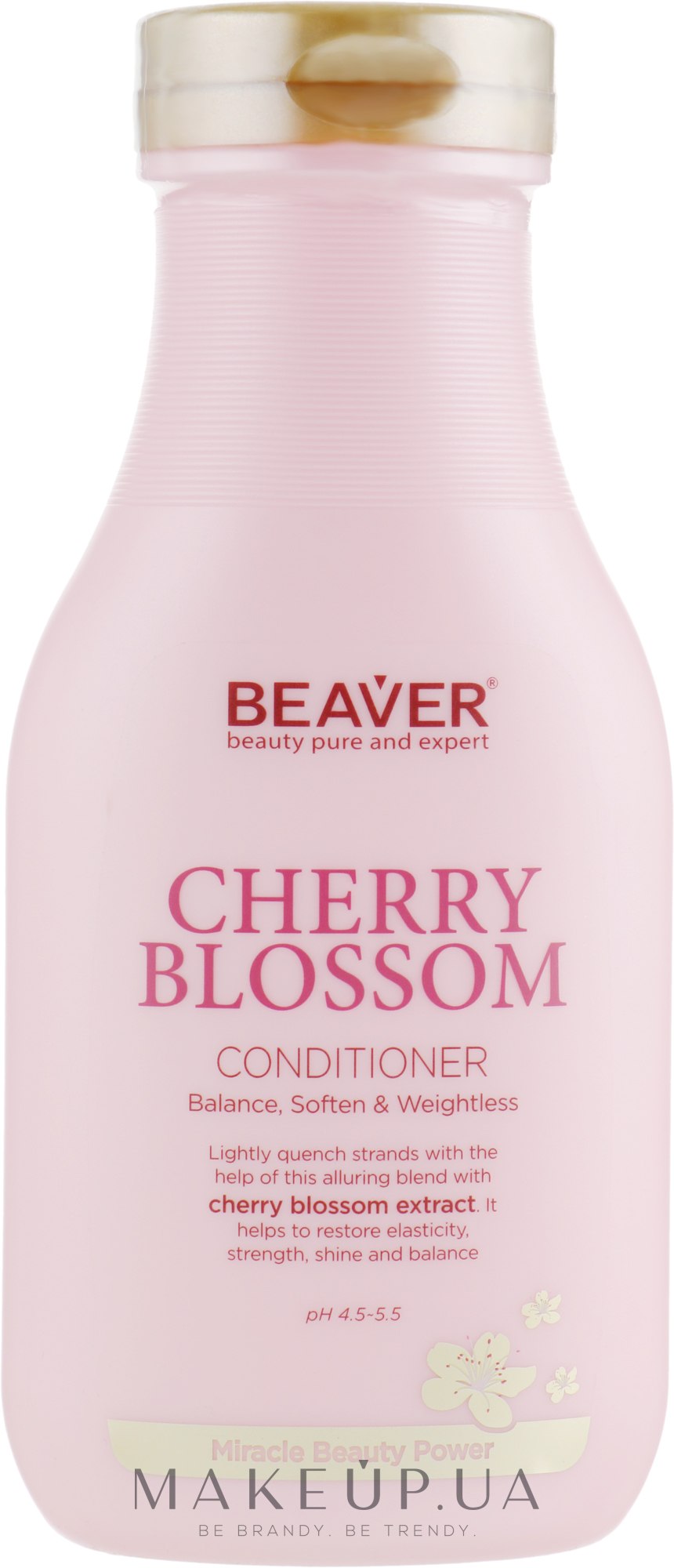 Кондиционер для ежедневного использования с экстрактом цветов Сакуры - Beaver Professional Cherry Blossom Conditioner — фото 350ml