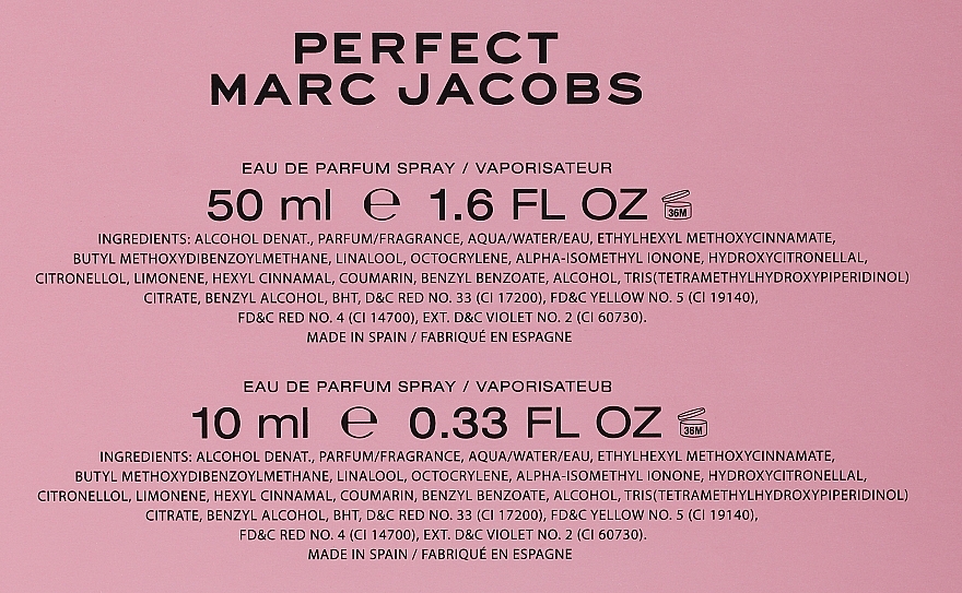 Marc Jacobs Perfect - Набір (edp/50ml + edp/mini/10ml) — фото N3